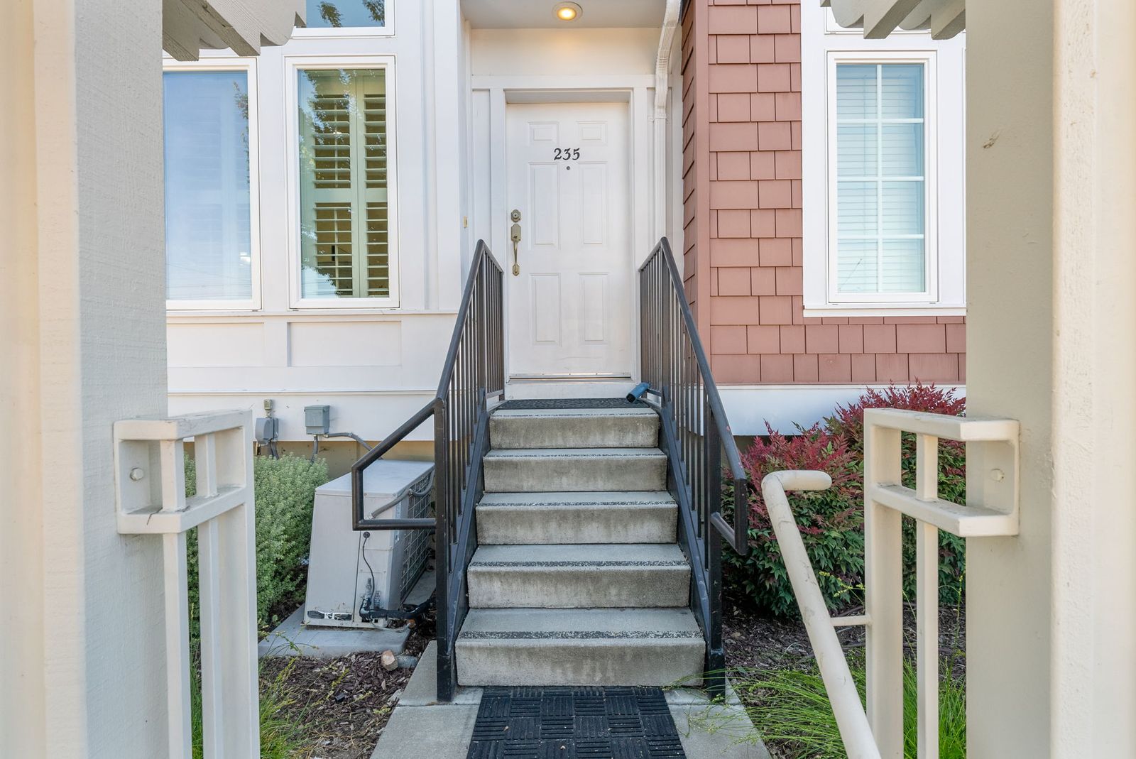 Entry steps at 235 Laurel Grove Lane