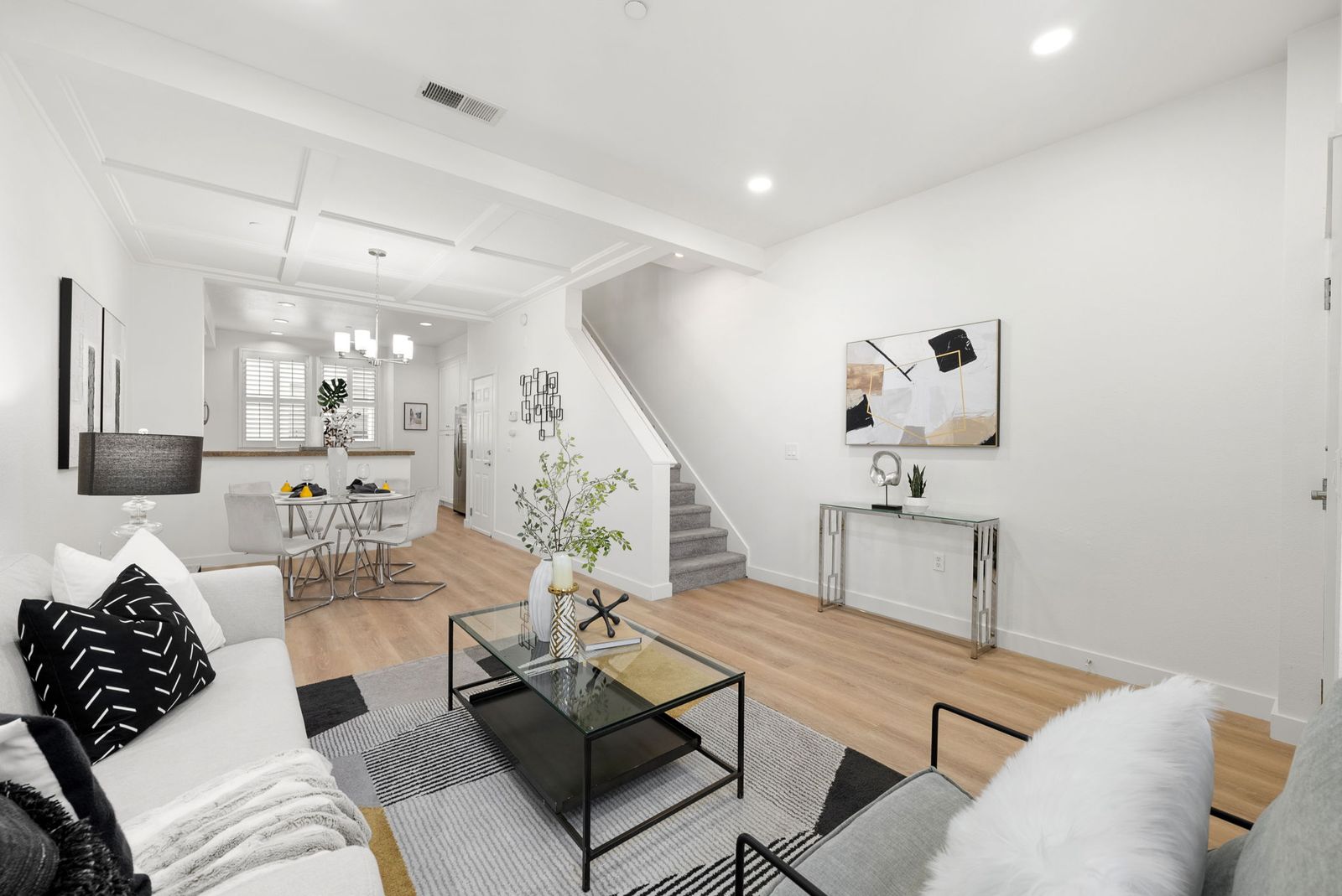 Additional view of the connected living spaces
